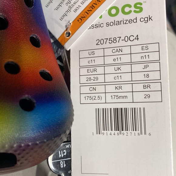 🆕Kids’ Classic Solarized Clog,Size 12 Last Pair🐊 - Picture 7 of 11